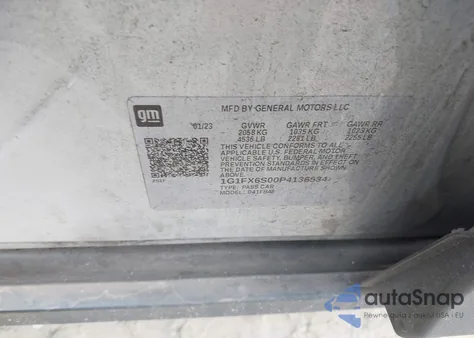 2023 Chevrolet Bolt Ev Fwd 2Lt z USA, uszkodzony, nr VIN 1G1FX6S00P4136534